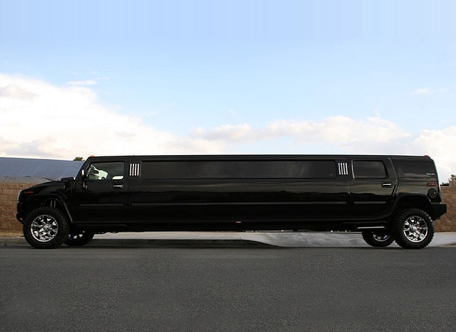 Stretch SUV limousine in California