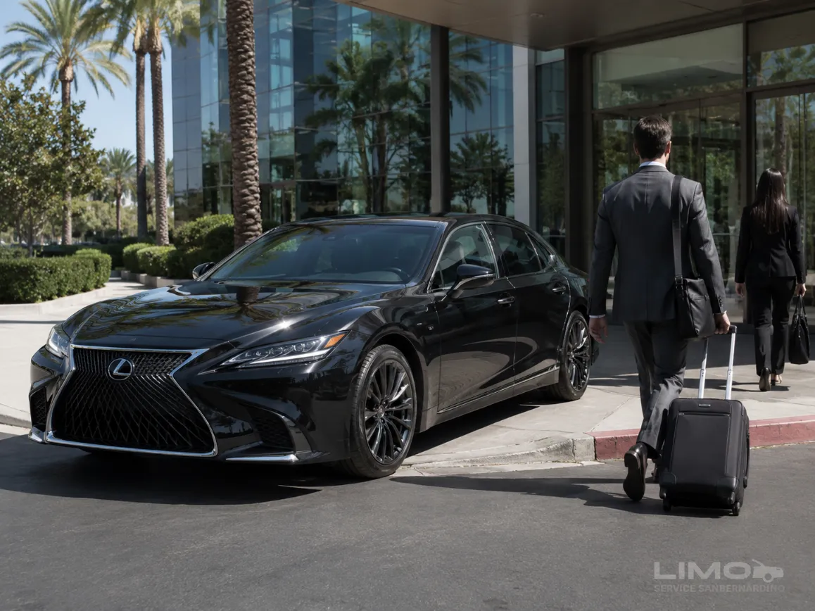 Executive Lexus sedan for corporate roadshow transportation in San Bernardino