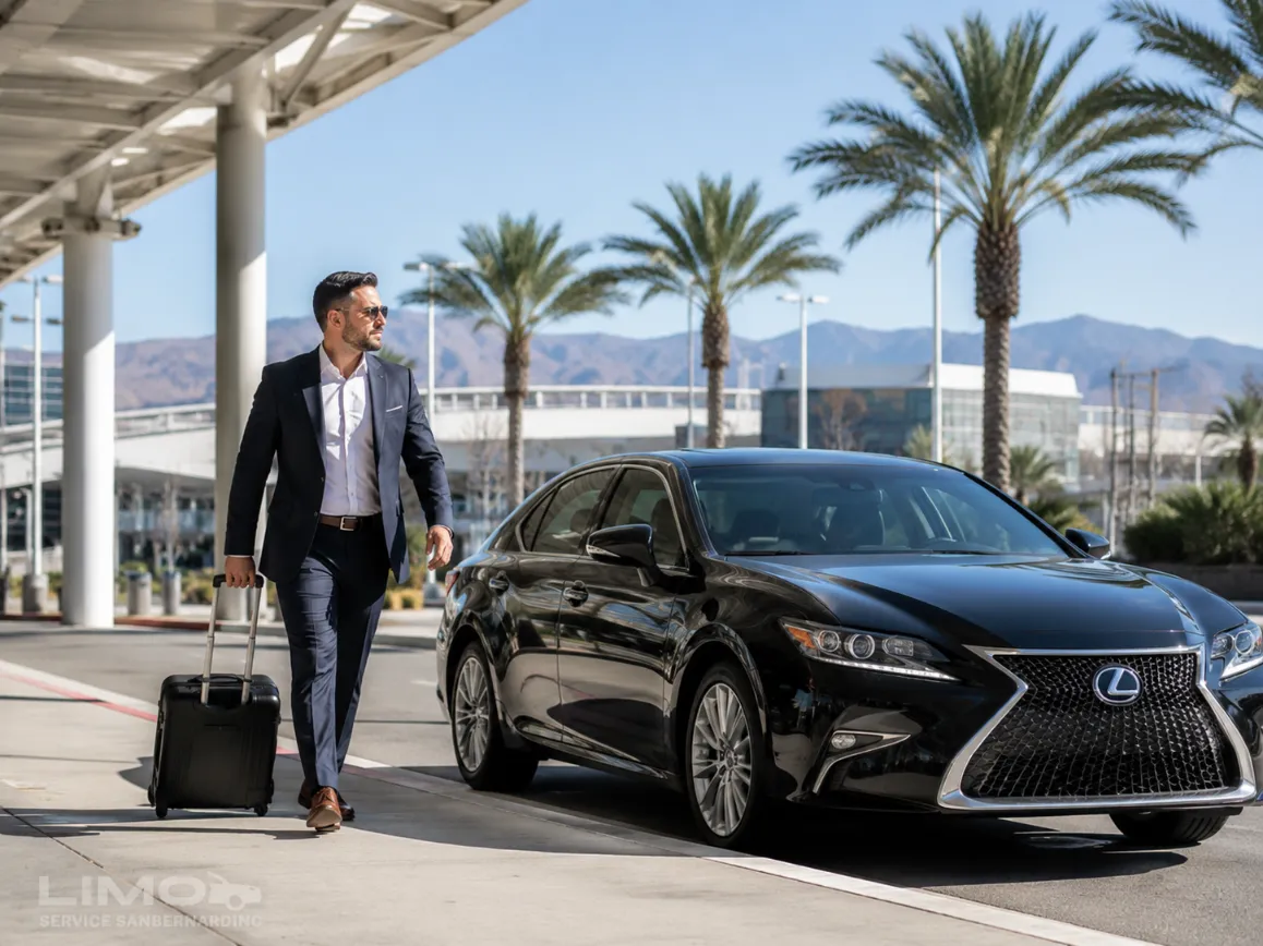 Executive Lexus airport car service for business travelers in San Bernardino