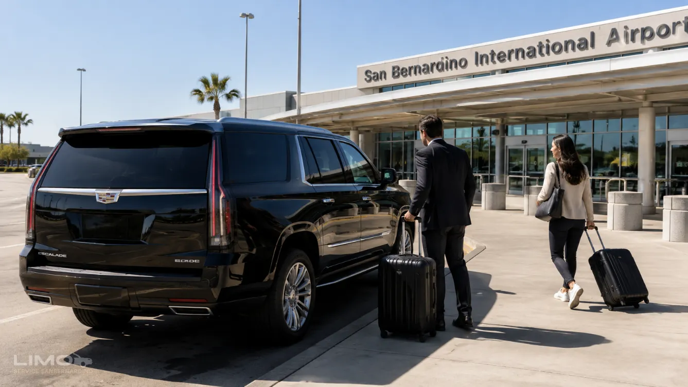 Private SUV transportation at San Bernardino International Airport