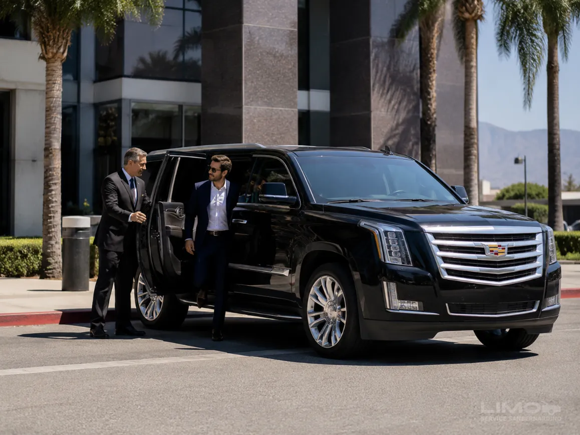 Cadillac Escalade for corporate transportation and executive business travel in San Bernardino